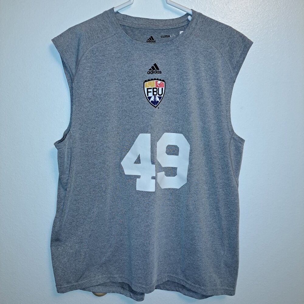 Adidas FBU Climalite #49 Sleeveless Tank Top large